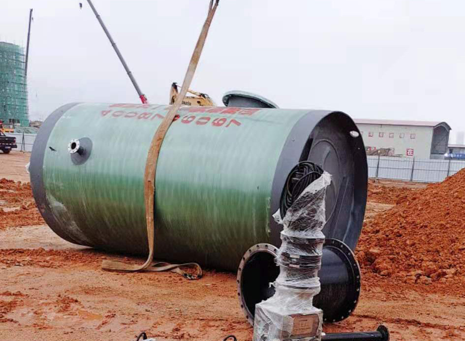 廣東一體化泵站安裝現(xiàn)場(chǎng)